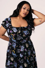 Moonlit Midi Dress by Hell Bunny