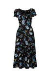 Moonlit Midi Dress by Hell Bunny