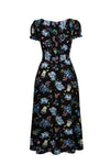 Moonlit Midi Dress by Hell Bunny