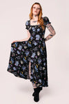Moonlit Midi Dress by Hell Bunny