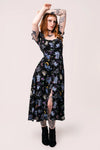 Moonlit Midi Dress by Hell Bunny