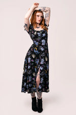 Moonlit Midi Dress by Hell Bunny