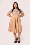 Plaid Short Sleeve Joseline Dress by Hell Bunny