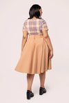 Plaid Short Sleeve Joseline Dress by Hell Bunny
