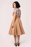 Plaid Short Sleeve Joseline Dress by Hell Bunny