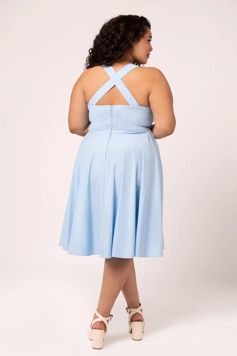 Tulip Pinafore Dress by Hell Bunny Modern Millie Tulip Pinafore Dress by Hell Bunny Modern Millie