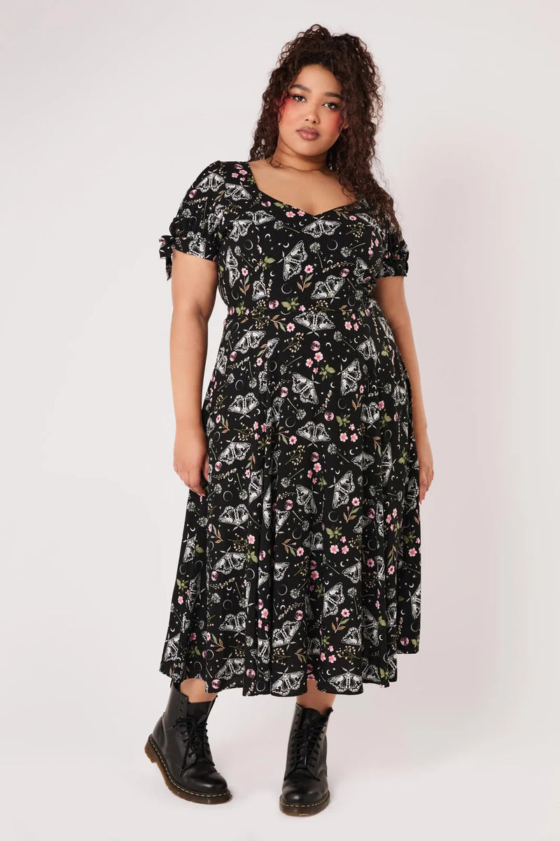 Chrysalis Midi Dress by Hell Bunny – Modern Millie