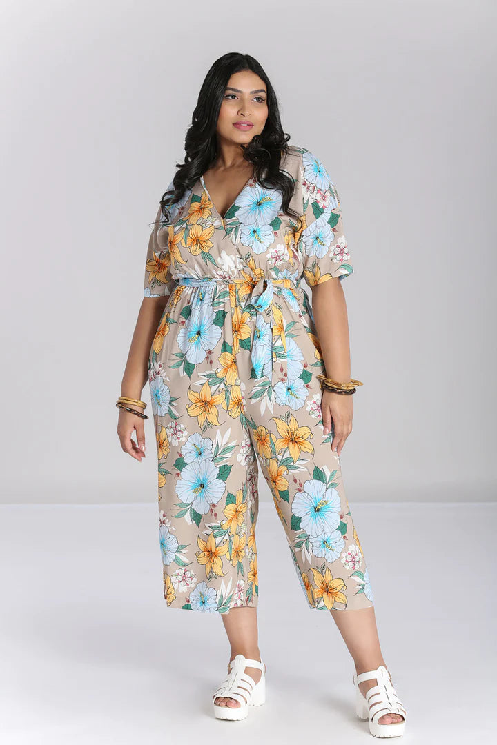 Tropical Pattaya Jumpsuit by Hell Bunny – Modern Millie
