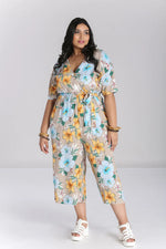 Tropical Pattaya Jumpsuit by Hell Bunny