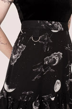 Over the Moon Skirt by Hell Bunny