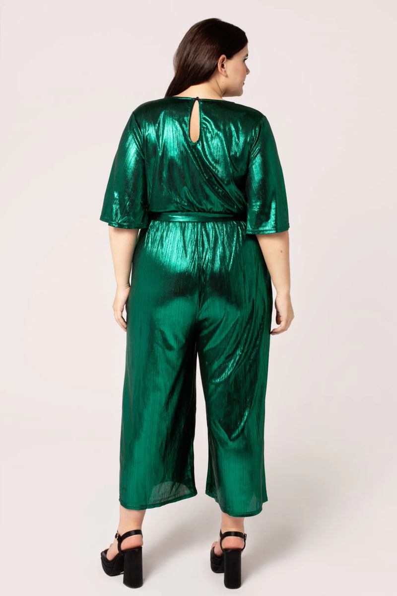 Green Gigi Jumpsuit by Hell Bunny