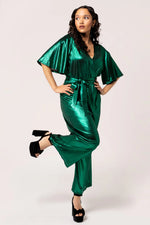 Green Gigi Jumpsuit by Hell Bunny