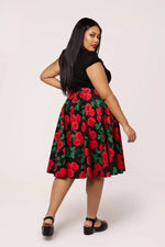 Dolce Vita Circle Skirt by Hell Bunny