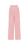 Pink Wide Leg Giselle Pants by Hell Bunny