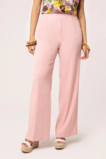 Pink Wide Leg Giselle Pants by Hell Bunny