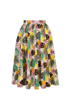 Benita Tropical 50's Skirt by Hell Bunny