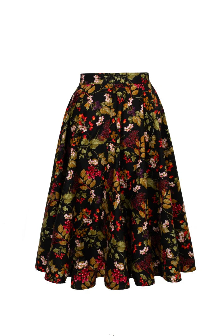 Edwina Autumn Skirt by Hell Bunny