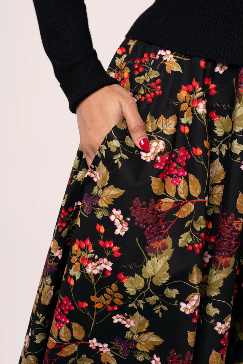 Edwina Autumn Skirt by Hell Bunny