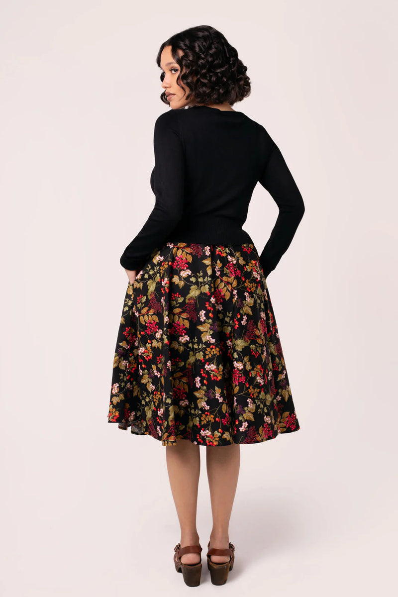 Edwina Autumn Skirt by Hell Bunny