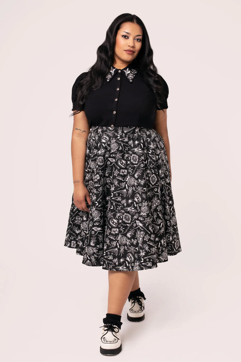 Mischief Skirt by Hell Bunny
