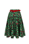 Nicole Holiday Circle Skirt by Hell Bunny