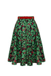 Nicole Holiday Circle Skirt by Hell Bunny