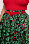 Nicole Holiday Circle Skirt by Hell Bunny