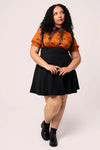 Lois Mini Suspender Skirt by Hell Bunny
