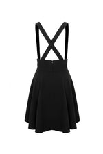 Lois Mini Suspender Skirt by Hell Bunny