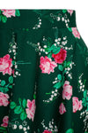 Mabel Floral Circle Skirt by Hell Bunny