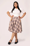 Plaid Joseline Skirt by Hell Bunny