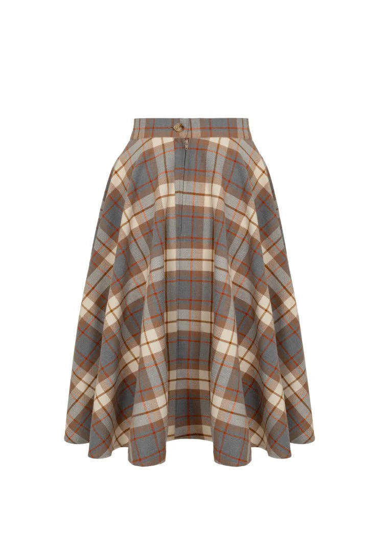 Plaid Joseline Skirt by Hell Bunny