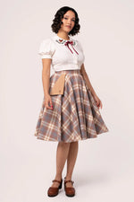 Plaid Joseline Skirt by Hell Bunny
