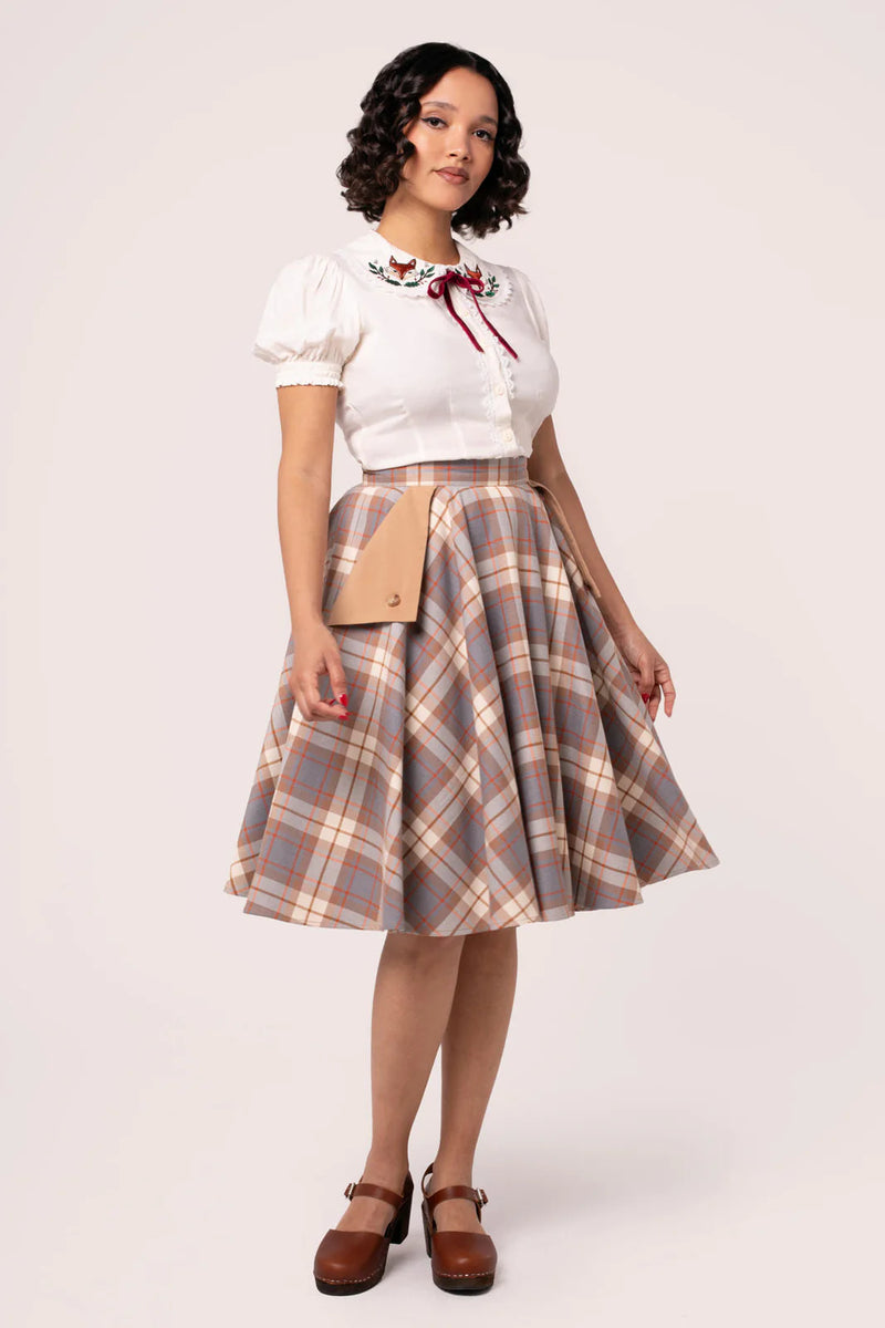 Plaid Joseline Skirt by Hell Bunny