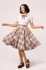 Plaid Joseline Skirt by Hell Bunny