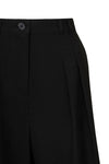 Simone Wide Leg Pants in Black by Hell Bunny