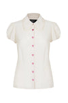 Ivory Molly Blouse by Hell Bunny