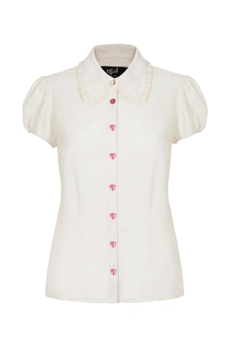 Ivory Molly Blouse by Hell Bunny