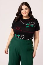 Holiday Angelica Sweater by Hell Bunny