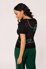 Holiday Angelica Sweater by Hell Bunny