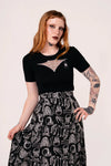 Cobweb Pullover Sweater Knit Top by Hell Bunny