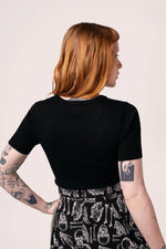 Cobweb Pullover Sweater Knit Top by Hell Bunny