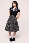 Phantomette Ghost Blouse by Hell Bunny