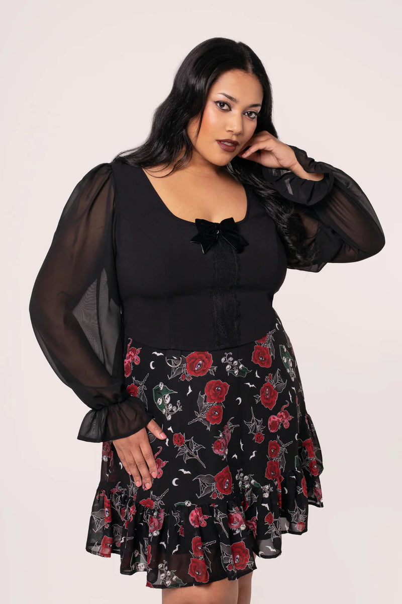 Nocturnal Top by Hell Bunny