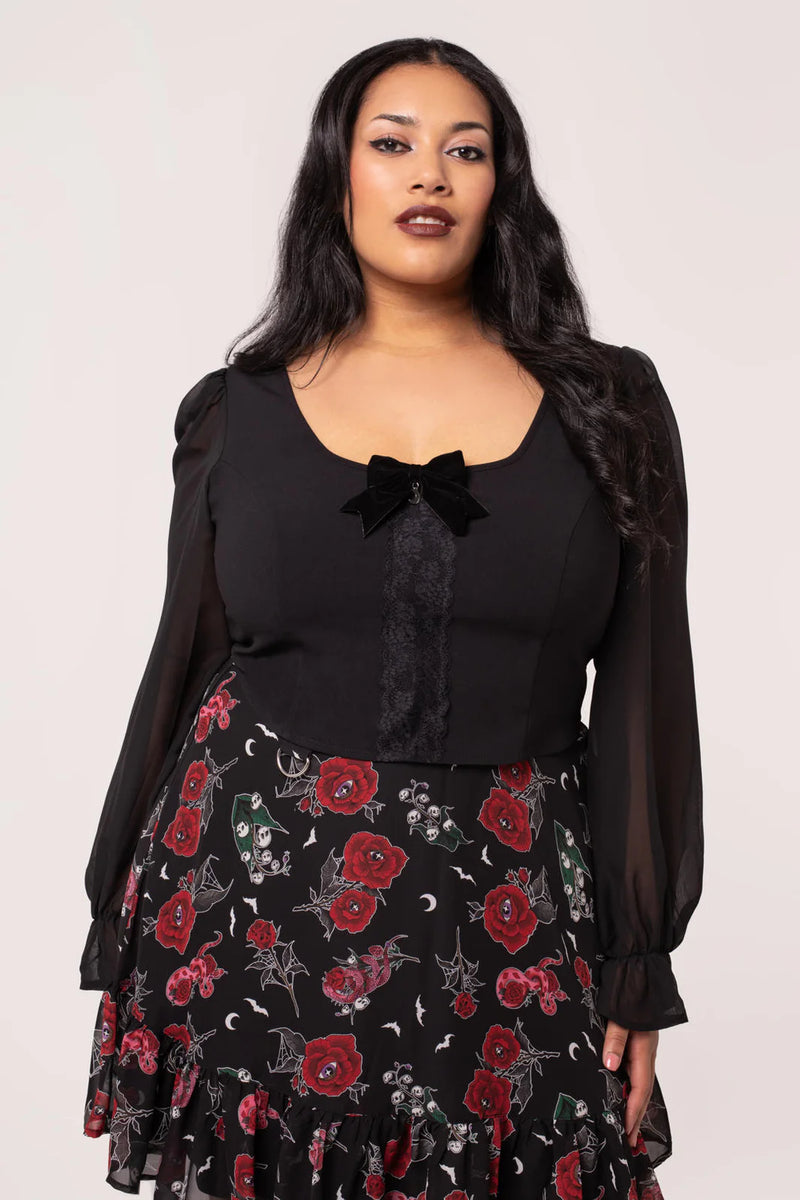 Nocturnal Top by Hell Bunny