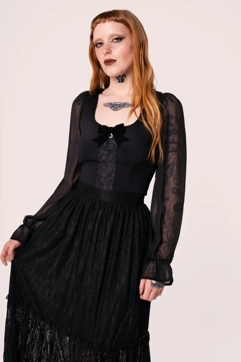 Nocturnal Top by Hell Bunny