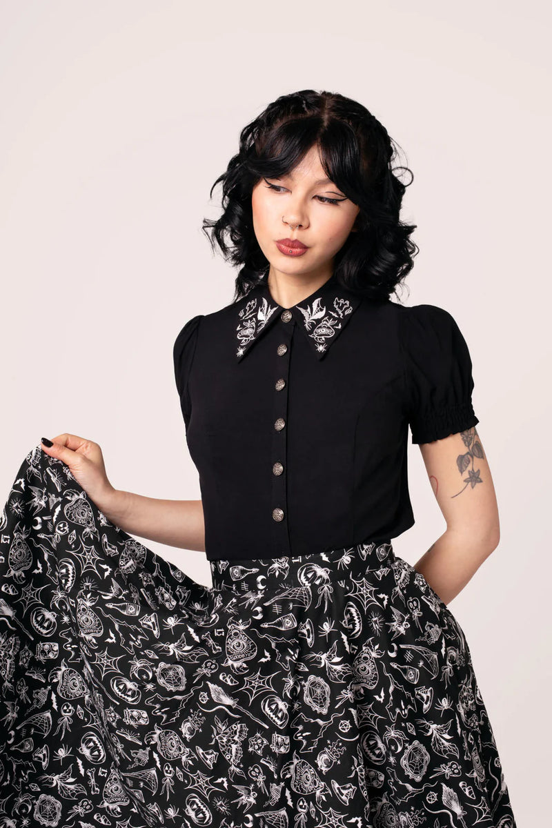 Mischief Skirt by Hell Bunny