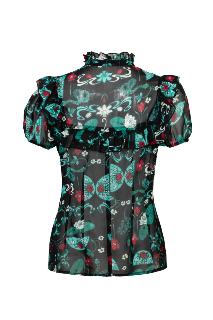 Medea Snake Top by Hell Bunny