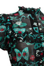 Medea Snake Top by Hell Bunny
