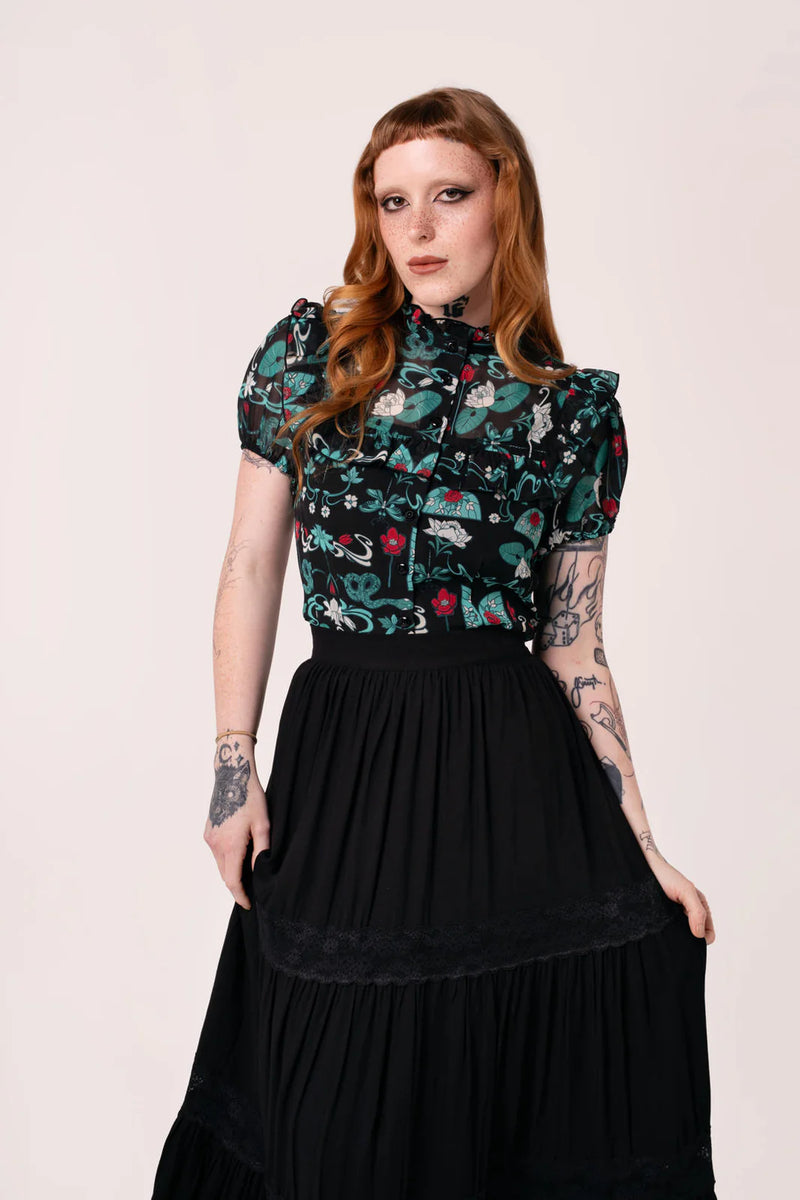 Medea Snake Top by Hell Bunny